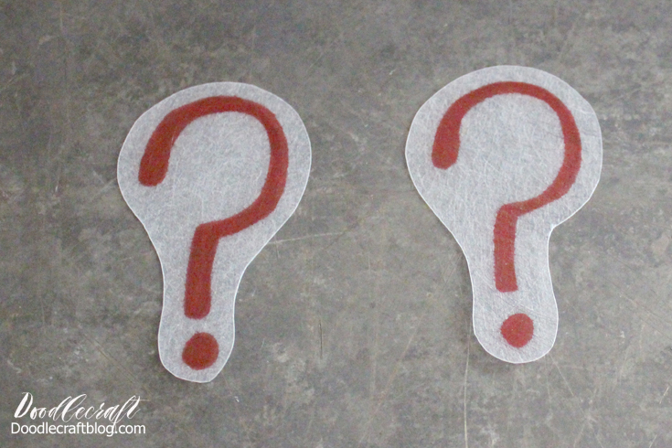 Doctor Who Question Mark Lapel Pin Flair DIY! Doctor Who Question Mark Lapel Pin Flair DIY!